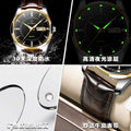 Swiss Brand New Trendy Mens Watch Waterproof Tungsten Date Quartz Watch Live Bestseller Drop Ship