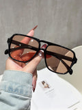 4th Pair Wear Overseas Men Sunglasses Women Universal Y2K Style Pilot Glasses Driving Trendy UV-Proof Sunglasses
