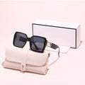 Big Frame Sunglasses Sun-Proof UV-Proof Fashionable Trendy New Import Women Influencer Style Premium Sunglasses