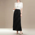 Office Fashion Pleated Fringe Heavy Skirt
