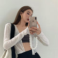 Women's Korean V-Neck Knit Sun Protection Cardigan