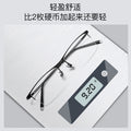 Beesfen New Frame 990070 Half-Rim Frame Ultra-Light Prescription Si Pattern Men Formal Glasses Frame Wholesale