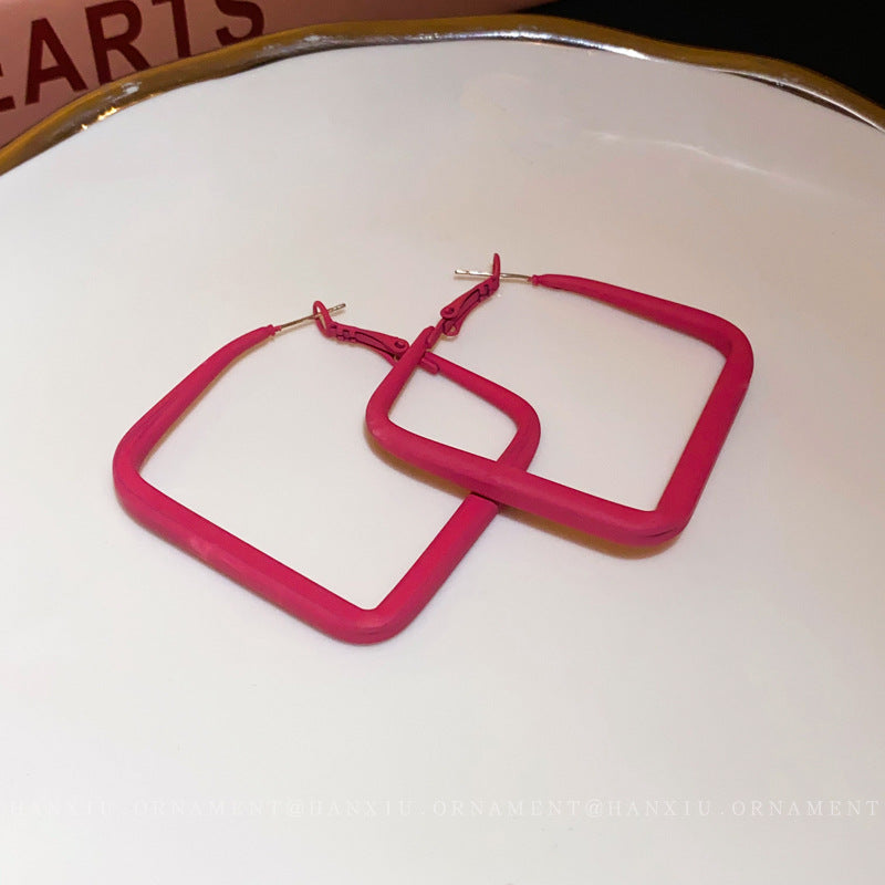 Pink Heart Bear Drop Earrings - view 4