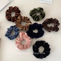 Korea Fleece Velvet Hair Tie Women Retro Large Cord Hair Tie Head Dispatch Snake Hair Accessory Elastic Band Hair Tie Hair String Head Jewelry