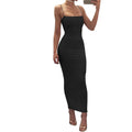 Ins Style Sexy Camisole Fitted Long Dress, 2025