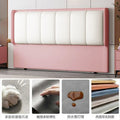 new bedside soft cushion modern home 2025 solid wood light luxury soft bag back panel thin backrest