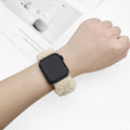 For appleiwatch Watch Band s87 Overseas Spring/Fall Winter Stretch Hair Tie Soft Cloud Fleece Fuzzy Band