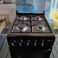 4-Burner Gas Stove with Oven - 50cm, Manual Ignition