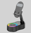 2025 new induction mobile phone holder power bank wireless Bluetooth speaker desktop live broadcast audio in stock