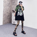 Summer Fashion Mesh Printed Lightweight Ankle-Length Pants