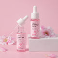 跨境莱蔻樱花精华液30mltemu版有彩盒Facial serum资质齐全全英文