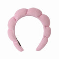 Korean Style Wool Scarf Fabric Sponge Twist Headband High Crown Head Headband Face Wash Makeup Cloud Headband Factory Custom Wholesale