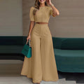 Spring Casual Fashion Pants + Top 2-Piece Set