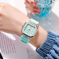 Fashionable Watch Unisex Couples Student Light Luxury Elegant Niche Design Preppy Forest Style Young Simple Watch