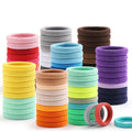 Elegant High-Stretch Force Durable No Connect Seam Hair Tie Elastic Band Women Tie Head Hair Tie Simple Height Ponytail Head Jewelry Hair String Leather Set