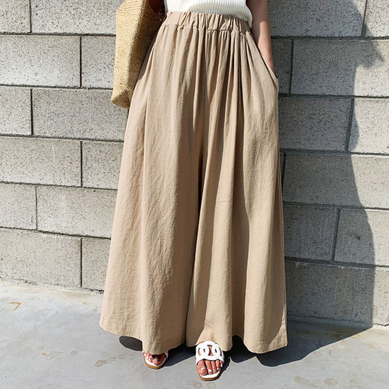 Summer Casual Fashion Wide Leg Pants + Pants