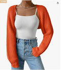 Women's Relaxed Knit Long Sleeve Cardigan 2026 | Layered Cardigan - White