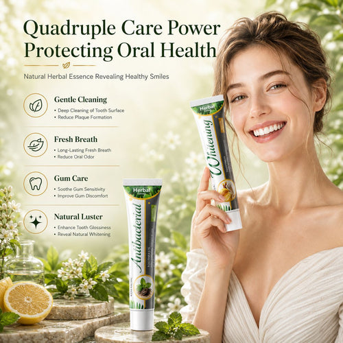 跨境KORMESIC全英文草药美白牙膏toothpaste清新口腔外贸厂家批发