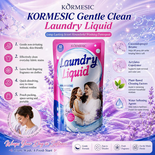 跨境KORMESIC深层洁净洗衣液Laundry detergent留香顺滑厂家批发