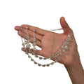 Beige Lily Show Burst Sparkle Full Diamond Layered Necklace Niche Premium Clavicle Chain choker Light Luxury Ambient Feel