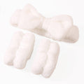 Overseas Bow Headband Hair Tie Hand Wrist Strap Magnetic Washed Face Wrist Strap Solid Plush Headband Custom Wholesale