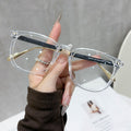 New Version Frame Glasses Anti-Blue Western Trendy Bare-Face Tool Face-Slimming Influencer Style Unisex Plano Glasses