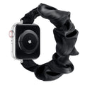 Summer New Fits Apple watch Apple Band Narrow Edge Solid Glossy Light Silk Hair Tie Band