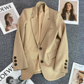 Women's Fall Casual Elegant Blazer + Top 2026 | Casual Blouse - Black