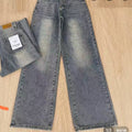 Summer Retro Slimming High Waist Drapey Loose Wide Leg Pants