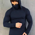 outdoor sports high-elasticity quick-drying short-sleeved cycling training tight-fitting high-tie ha