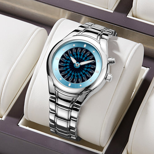 Y2K Year Fashionable Retro Mens Watch Lightning Motion State Non Mechanical Streetwear Original Niche Waterproof Quartz Watch