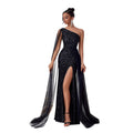 Women's Sequin Tulle Evening Gown Party