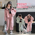 Girls' Sports Cargo Pants 2-Piece Set