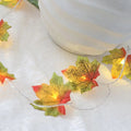 Thanksgiving Maple Leaf Light String LED Battery Box Colored Light String Garden Thanksgiving Harvest Festival Decorative Pumpkin Maple Leaf Light String