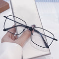Si Pattern Gold Silk Glasses Men Face-Slimming Metal Fine Frame Photochromic Plano ins Stylish Prescription Glasses Frame