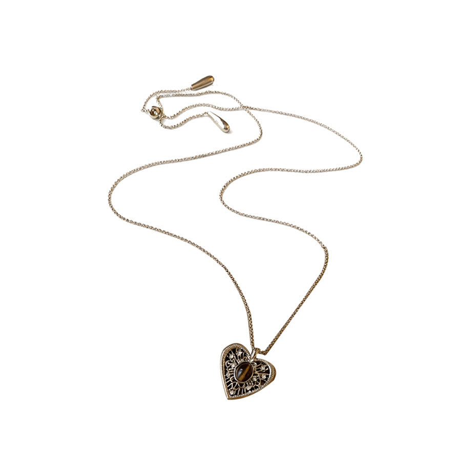 Korean Heart Pendant Adjustable Necklace - view 5