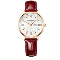 Cypress Reach Eggplant New Waterproof Glow Ladies Watch Women Student Korean Trendy Pair Date Quartz Watch Ultra Thin