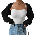 Women's Relaxed Knit Long Sleeve Cardigan 2026 | Layered Cardigan - White