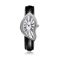 Vintage Unique-Shaped Watch Men Melted Twisted y2k Unique-Shaped Men Fashionable Premium ins Niche Design Quartz Watch