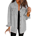 Women's Fall-Winter Hem Shirt + Jacket 2026 | Trendy Jacket - Black