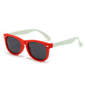 New Import Kids Silicone Leg Men Sunglasses Girls Square Frame Fashionable Polarized Outdoor Sunshade Baby Sunglasses