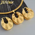 New Import Western Middle East Africa Gold Plated Necklace Earrings Set Fashionable Women Earrings AliExpress Export