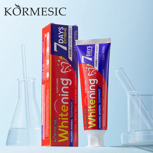 KORMESIC全英文火山矿物牙膏toothpaste口腔护理跨境外贸厂家批发