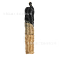 wig french long curly hair loose wave crochet hair single tube large curl spiral curl 24inch