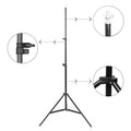 Photography T-shaped background stand 2*1.5 meters T-shaped 150*200CM background curtain set Live broadcast green screen equipment