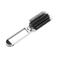 Folding Travel Comb - Compact Mini Cushion Comb with Mirror for On-the-Go