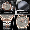 Swiss Brand Waterproof Multifunction Glow Mens Watch Fashionable Watch Men Live Export Bestseller Drop Ship
