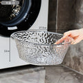 water corrugated bucket household water storage thickened plastic bucket laundry portable small buck