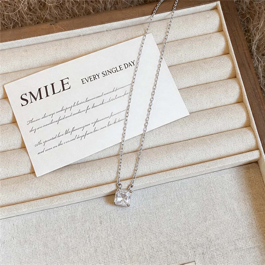 Sparkling Zircon Jewelry Set – Necklace, Bracelet and Earrings - view 11