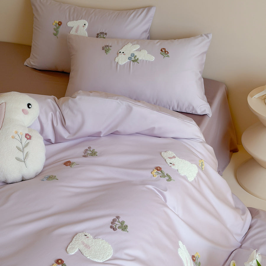 Velvet Bunny Pink Long-Staple Cotton Kids' Bedding Set - view 2
